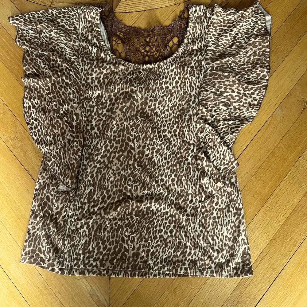 French laundry butterfly sleeve top